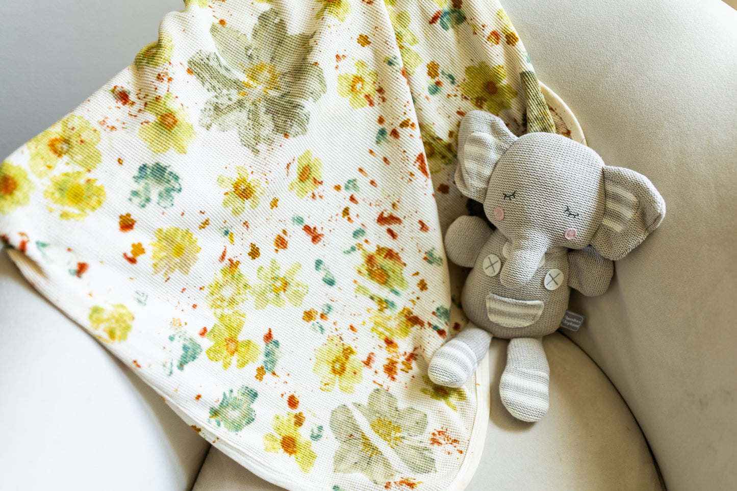 Cotton Waffle Baby Blankets